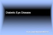 Diabetic Eye Disease