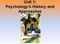 Unit 1: Psychology PowerPoint PPT Presentation