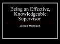 Being%20an%20Effective,%20Knowledgeable%20Supervisor PowerPoint PPT Presentation