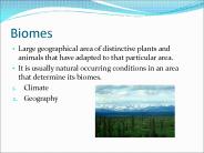 Biomes