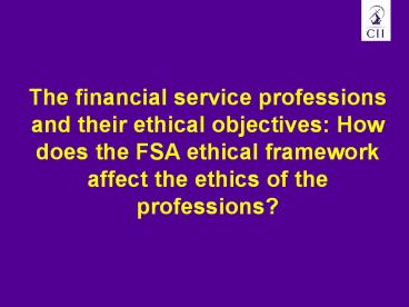 The Chartered Insurance Institute Strategic Plan