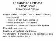 Le Macchine Elettriche