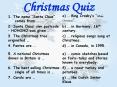 Christmas Quiz PowerPoint PPT Presentation