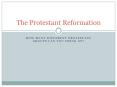 How many different protestant groups can you think of? PowerPoint PPT Presentation