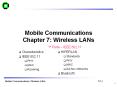 Mobile Communications Chapter 7: Wireless LANs PowerPoint PPT Presentation