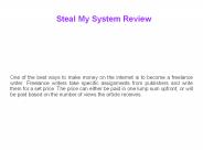 Steal My System The Right Way For Free