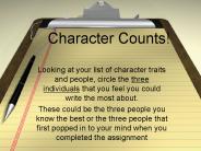 Character Counts!