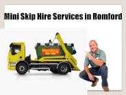 Mini Skip Hire Services in Romford