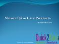 Natural Skin Care Products