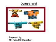 Study of Dumpy Level