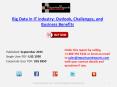 Global Big Data in IT Market Expected to See Growth PowerPoint PPT Presentation