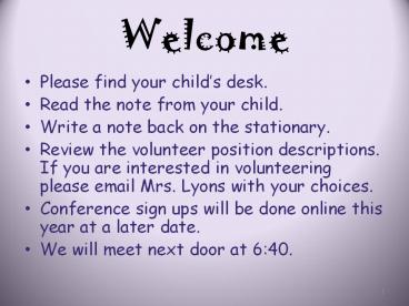 Please find your child