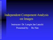 Independent Component Analysis on Images
