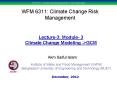 WFM 6311: Climate Change Risk Management PowerPoint PPT Presentation