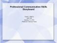 Professional Communication Skills Storyboard PowerPoint PPT Presentation