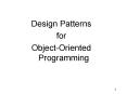 Design Patterns PowerPoint PPT Presentation