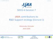 SDCG-6 Session 7 JAXA contributions to R