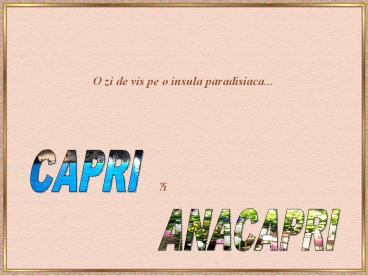 Capri