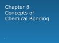 Chapter 8 Concepts of Chemical Bonding PowerPoint PPT Presentation