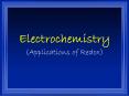 Electrochemistry PowerPoint PPT Presentation