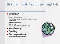British and American English PowerPoint PPT Presentation