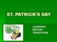 ST. PATRICK PowerPoint PPT Presentation