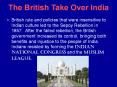 The British Take Over India PowerPoint PPT Presentation