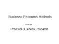 Practical Business Research PowerPoint PPT Presentation