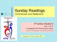 Sunday Readings Commentary and Reflections PowerPoint PPT Presentation