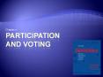 Participation and voting PowerPoint PPT Presentation