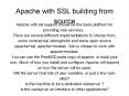 Apache with SSL building from source PowerPoint PPT Presentation