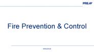 Fire Prevention and Control
