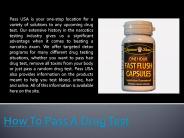 Pass A Drug Test