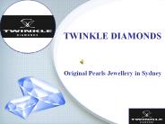 Original Pearl Jewellery in Sydney
