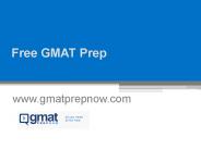 Free GMAT prep - www.gmatprepnow.com