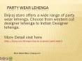 Party Wear Lehenga PowerPoint PPT Presentation