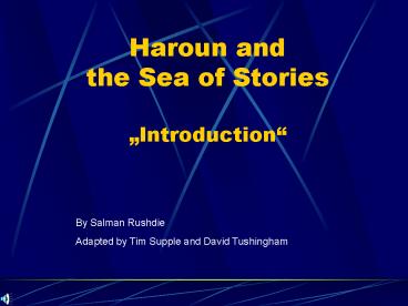 Haroun and the Sea of Stories 