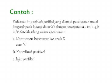 Contoh :