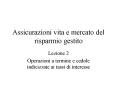 Assicurazioni vita e mercato del risparmio gestito PowerPoint PPT Presentation