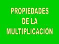 Propiedades de la multiplicaci PowerPoint PPT Presentation