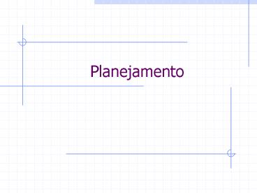 Planejamento