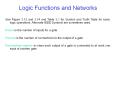 Logic Functions and Networks PowerPoint PPT Presentation