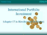 International Portfolio