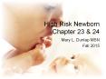 High Risk Newborn Chapter 23 PowerPoint PPT Presentation