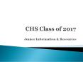 CHS Class of 2017 PowerPoint PPT Presentation