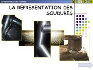 LA REPRESENTATION DES SOUDURES