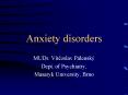Anxiety disorders PowerPoint PPT Presentation