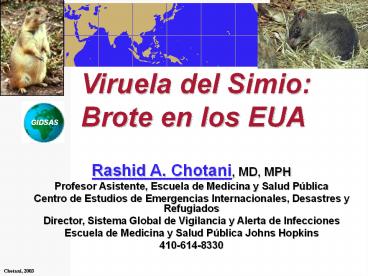 Viruela del Simio: Brote en los EUA