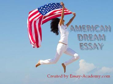 American Dream Essay
