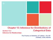 The Practice of Statistics, 4th edition 